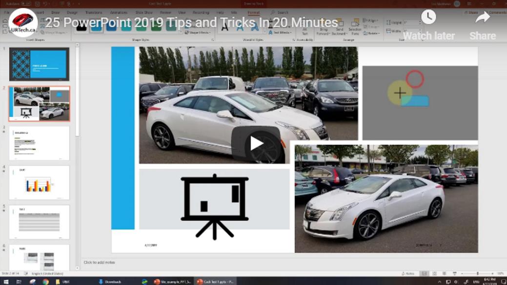 25 PowerPoint 2019 Tips & Tricks Video 2