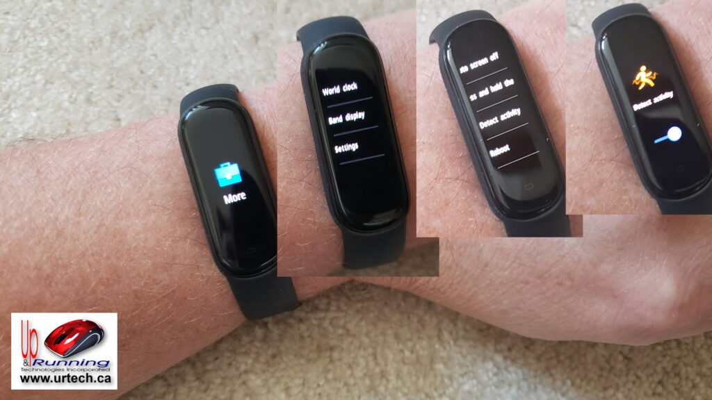 Detect Activities AmazFit Band 5