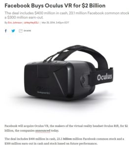 facebook buys oculus