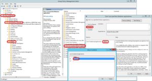 GPO block software user admin system dont run specific