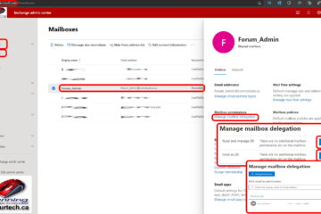 how to delegate access to a shared mailbox on Microsoft 365 Exchange mail