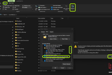 how to view hidden system files like pagefile sys in Windows