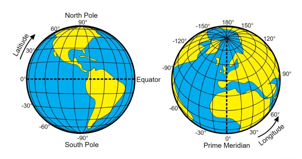 lat long on map