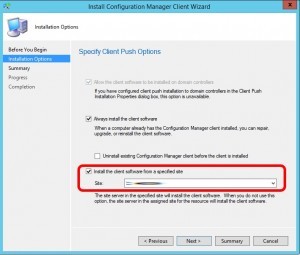 sccm-error-some-of-the-selected-resources-are-not-assigned-to-any-site-fix-select-site