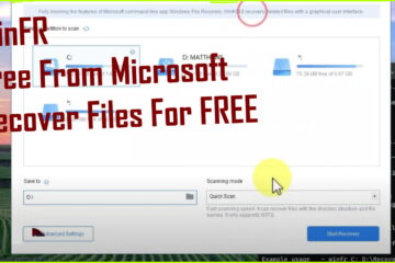 winfr tutorial free file recovery tool from Microsoft for Windows