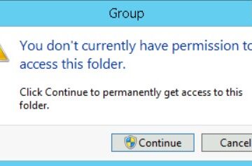 You dont currently have permission to access this folder