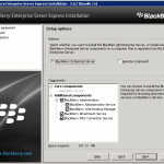 How to Install BES Express on an Exchange 2007 Single Server (on Server 2008)