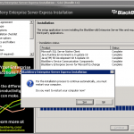 How to Install BES Express on an Exchange 2007 Single Server (on Server 2008)