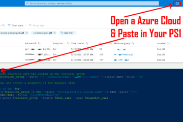 how to use an Azure Cloud Shell
