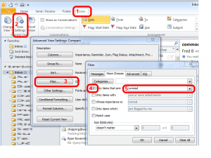 Outlook 2010 How to View Unread Messages
